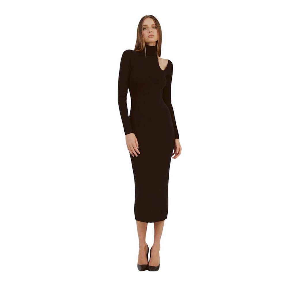 Bardot | Olessa Asymmetrical Sweater Dress - Picture 2 of 5